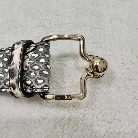 Bally Switzerland Marcella 30 W.EL Python Watersnake Skin Belt